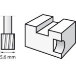 Dremel Cylinder High Speed Cutter 5.6mm x 3.2mm (196) - Thumbnail Image 2