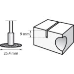 Dremel Cutting and Shaping Wheel 25.4mm (542) - Thumbnail Image 2