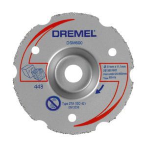 Dremel DSM20 Multipurpose Carbide Flush Cutting Wheel (DSM600)