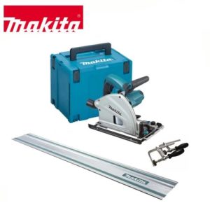Makita SP6000 J Plunge Cut Saw, 1,4m Track & Set of Clamps