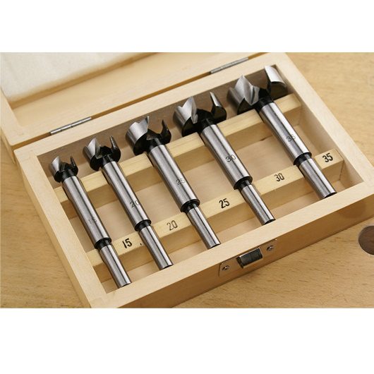 Forstner Bit Set - 5 Piece Carbide Tipped - Image 1