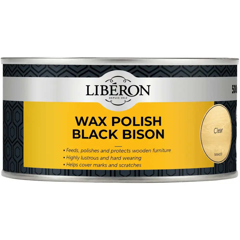 Liberon Wax Paste Polish Black Bison