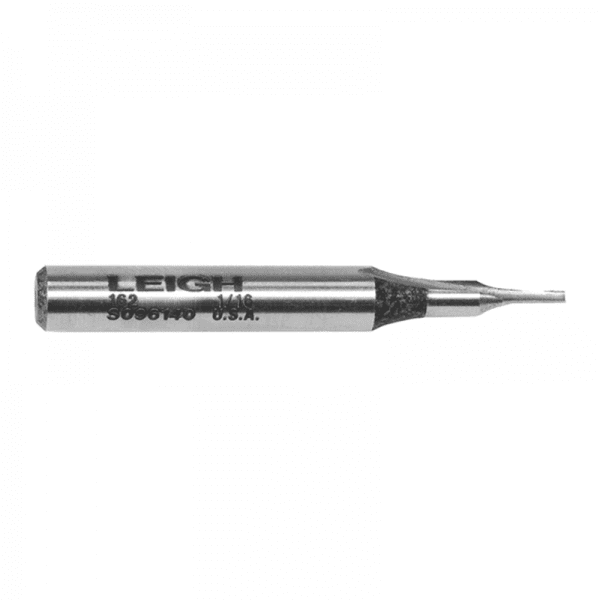 Leigh 1/16" High Speed Steel Straight Bit 1/4" Shank - Image 1