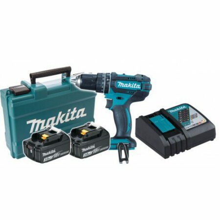 Makita Li 18V Impact DrillDriver Set - 2 x 3Ah Batteries & Charger