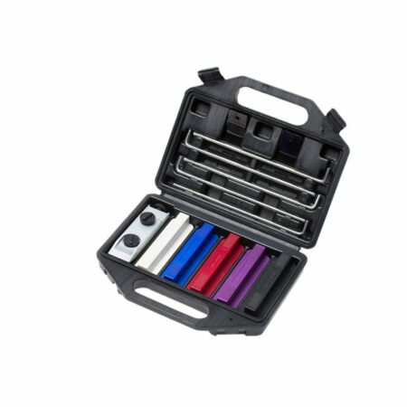 EZE-LAP DMD/C Kit. 5 Stone Knife Sharpening System. Includes Superfine, Fine, Medium, Coarse Diamond Stones and a Ceramic Stone