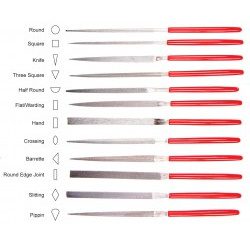 Fine Grit Diamond Needle file Set 608F-613F