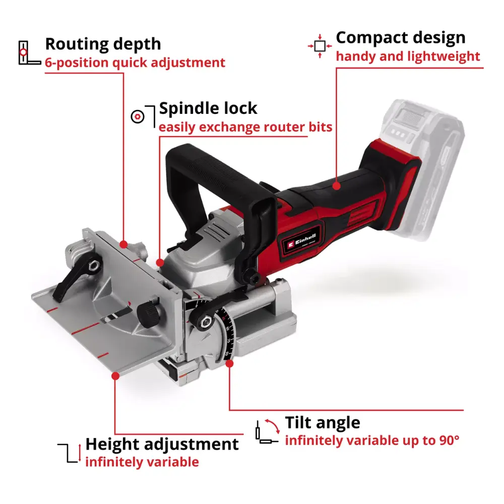 Einhell Cordless Biscuit Jointer | TE-BJ 18 Li (Bare Tool) - Image 4