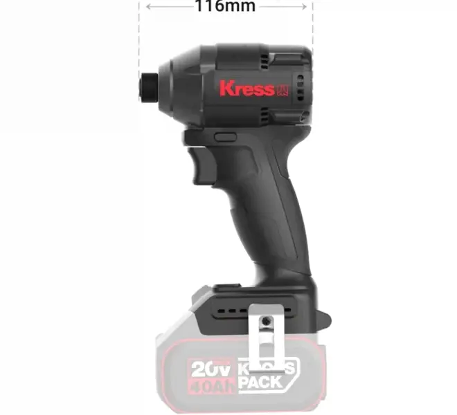 Kress 20V Brushless Impact Driver 230Nm (Bare Tool) - Image 3