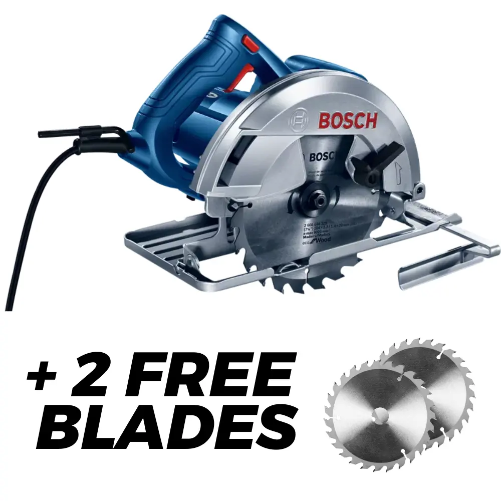Bosch GKS 140 Professional Circular Saw + 2 free BLADES