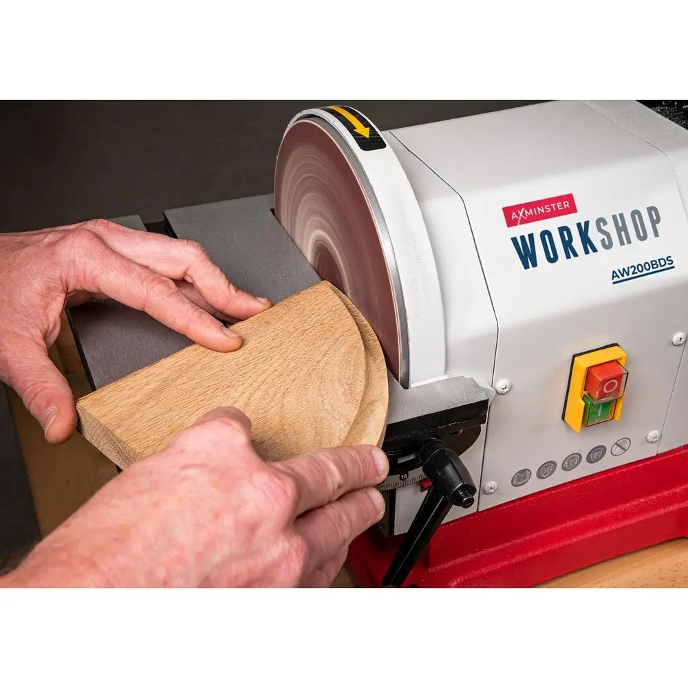 Axminster Workshop AW200BDS Belt & Disc Sander - 230V - Image 3