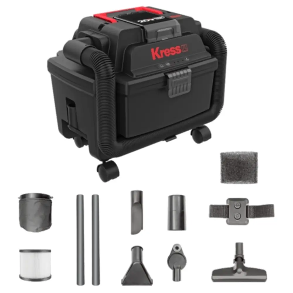 Kress 20V Cordless Wet & Dry Vacuum Cleaner, 10L (Bare Tool) | KH035.9 - Image 2