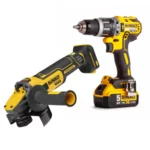 DeWalt Hammer Drill & Angle Grinder Combo | DCD796P2 & DCG409NT - Thumbnail Image 2