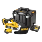 DeWalt 18V Belt Sander 75x533 + X2 5Ah Batteries - Thumbnail Image 2