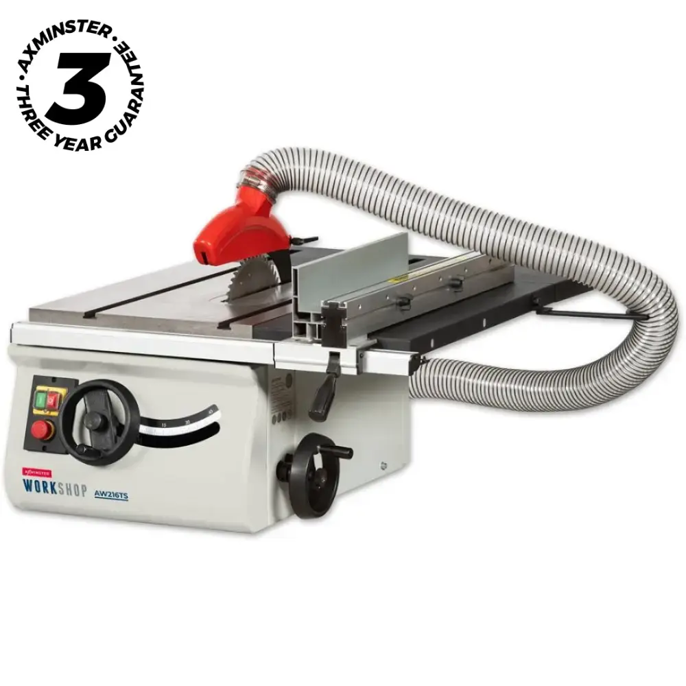 Axminster Workshop AW216TS 216mm Table Saw – 230V