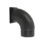 4-Inch Dust Collection Flanged Elobow Dust Collection Fitting