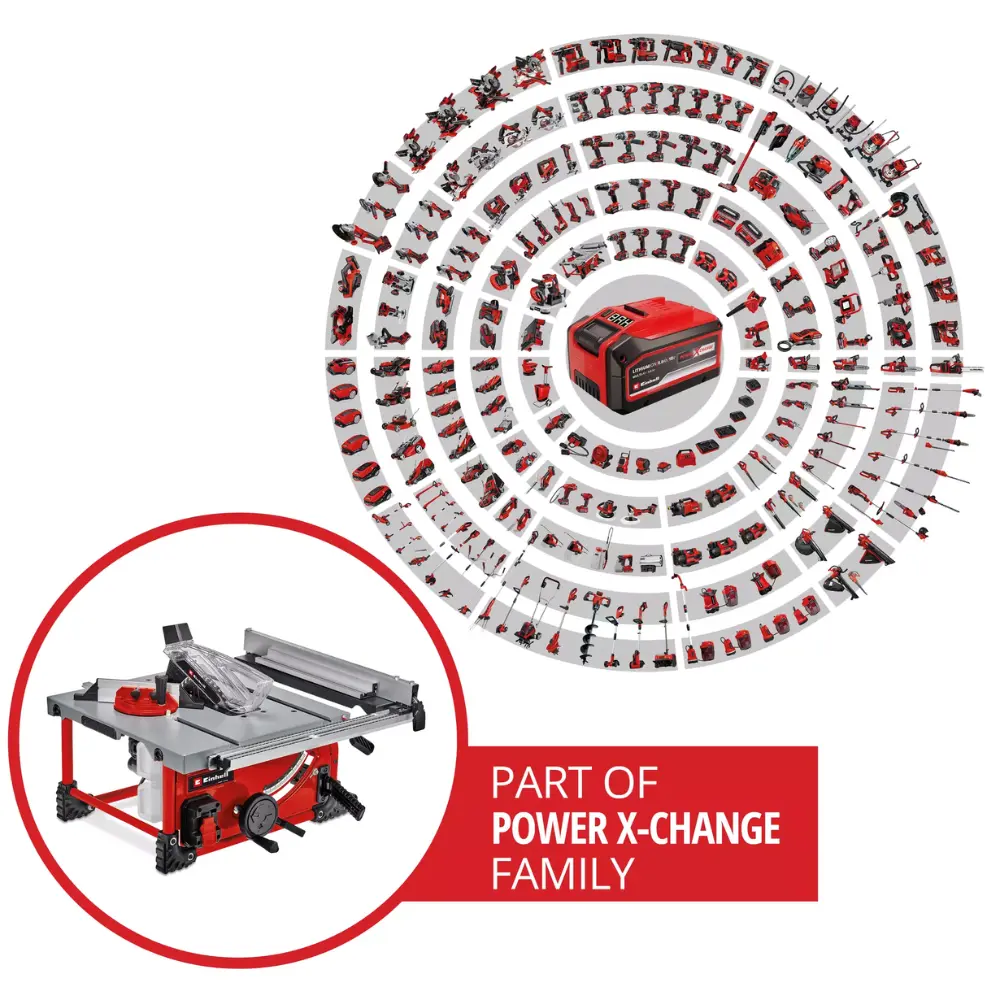 Einhell Cordless Table Saw | TE-TS 36/210 Li-Solo
