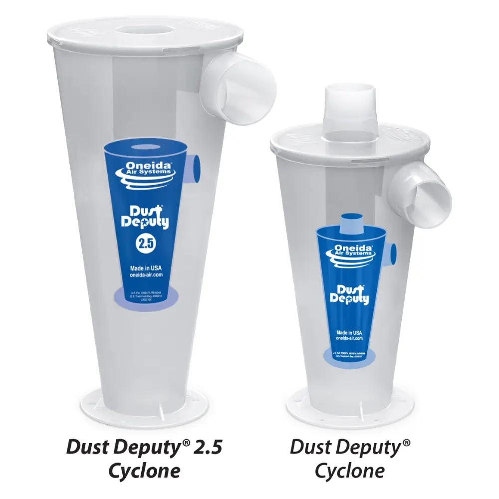 Oneida Dust Deputy 2.5 Deluxe 17 Gal. Cyclone Separator Kit