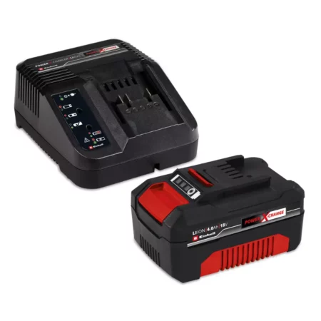 Einhell Battery 4.0Ah 3-Stage LED Display Battery and Quick Charger