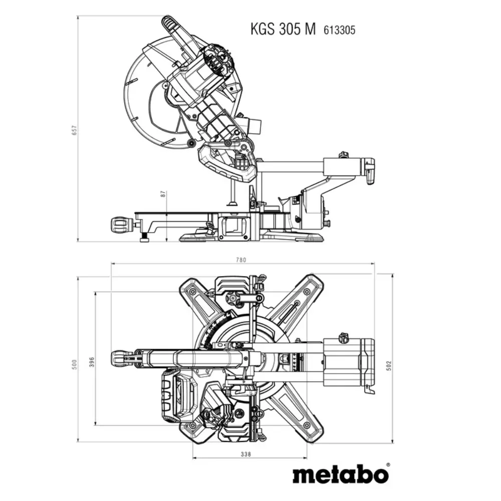 Metabo KGS 305 M (613305000) Mitre Saw