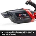 Einhell Cordless Vacuum Cleaner | TE-HV 18/06 Li - Solo - Thumbnail Image 8