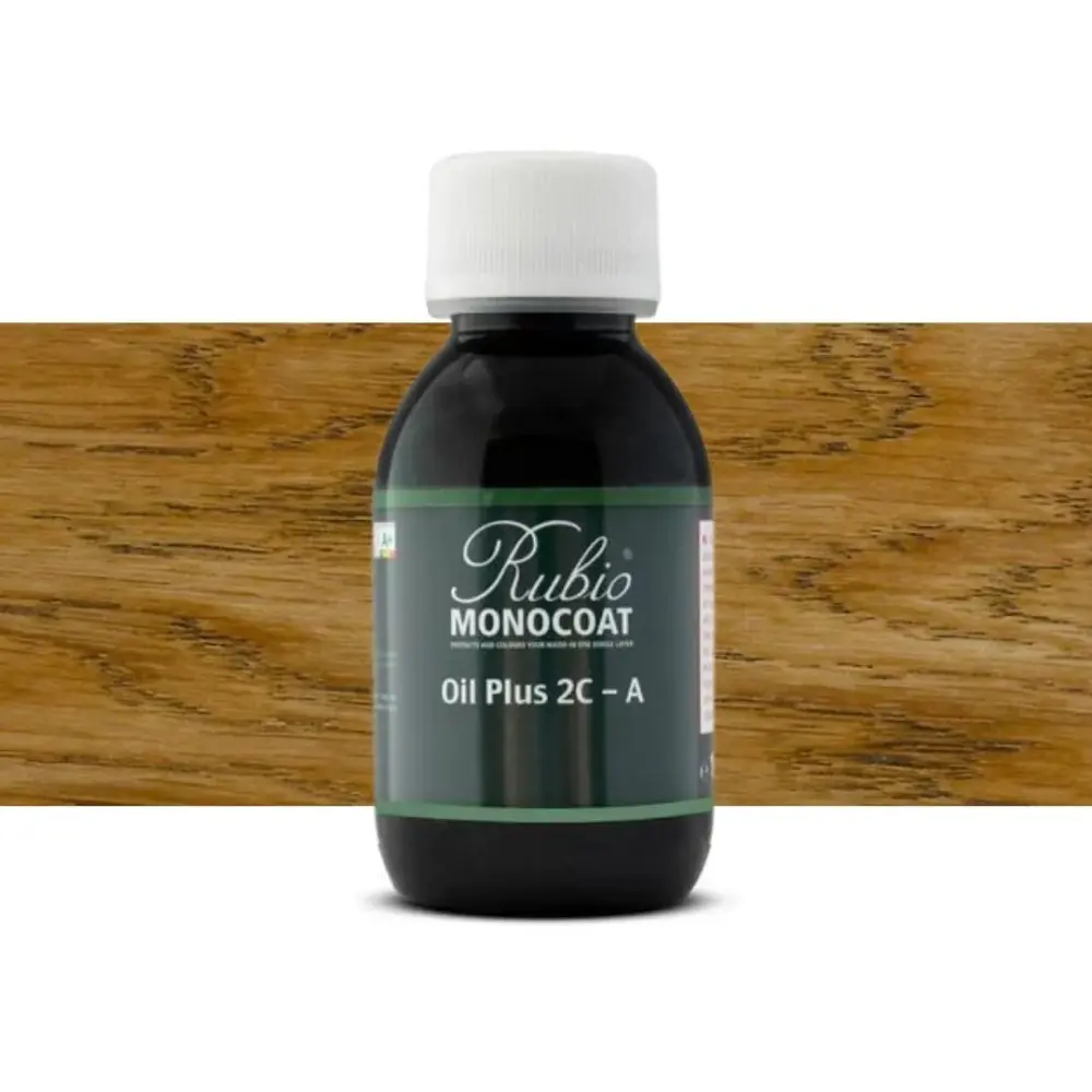 Rubio Monocoat Oil Plus 2C Castle Brown 100ml + FREE 30ml of Accelerator