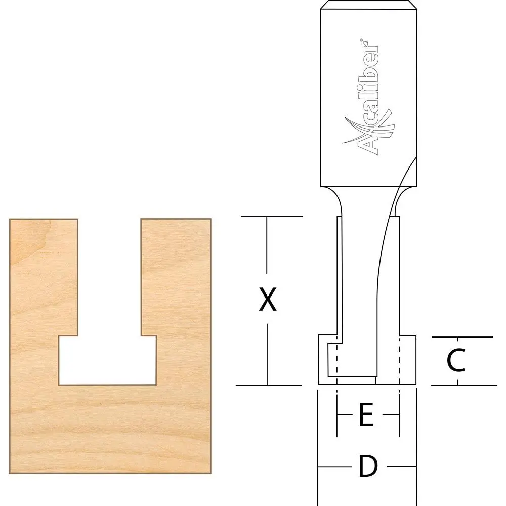 Axcaliber T-Slot Cutter for Track Clamps - Image 2