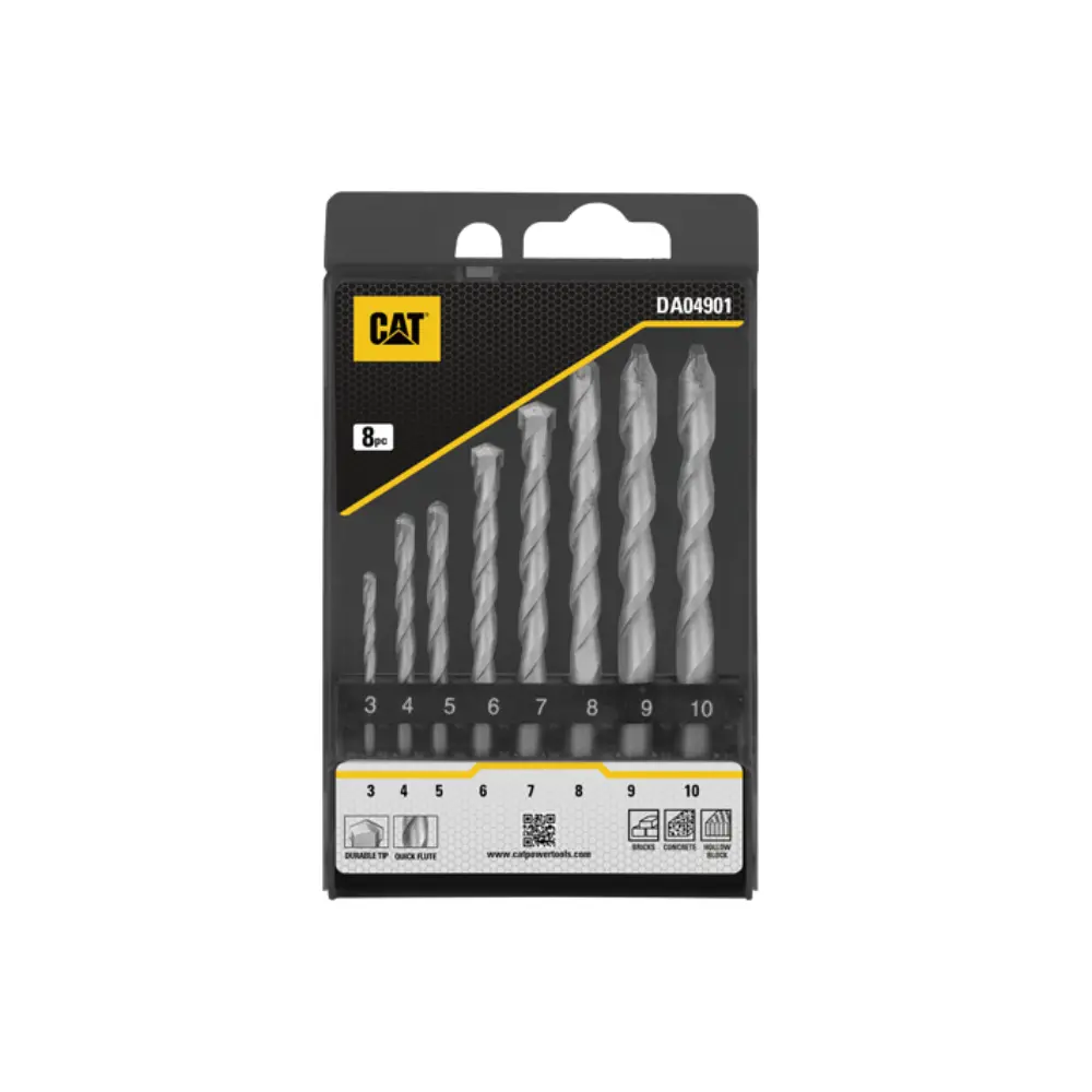 CAT hard surface masonary bit set 8pc - Hardware Centre