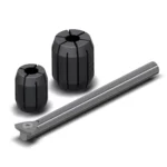 Wize Shear Scraper Shaft | 12mm | Negative Rake | Large "W" Shape - Thumbnail Image 3