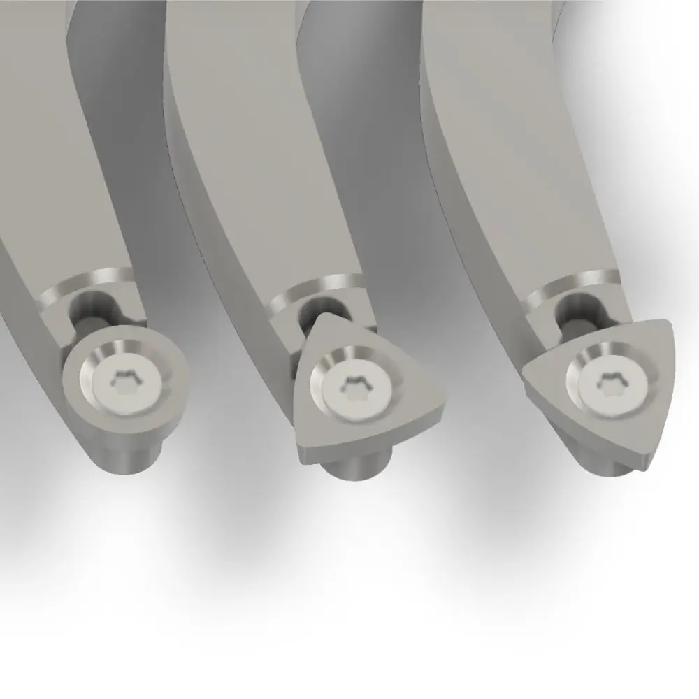 Wize Flat Swan-Neck Shaft with Carbide Inserts G1