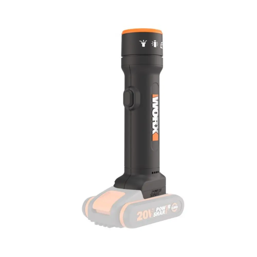 Worx Cordless 4-in-1 LED Flashlight 20V | 510 LUMENS - Image 1