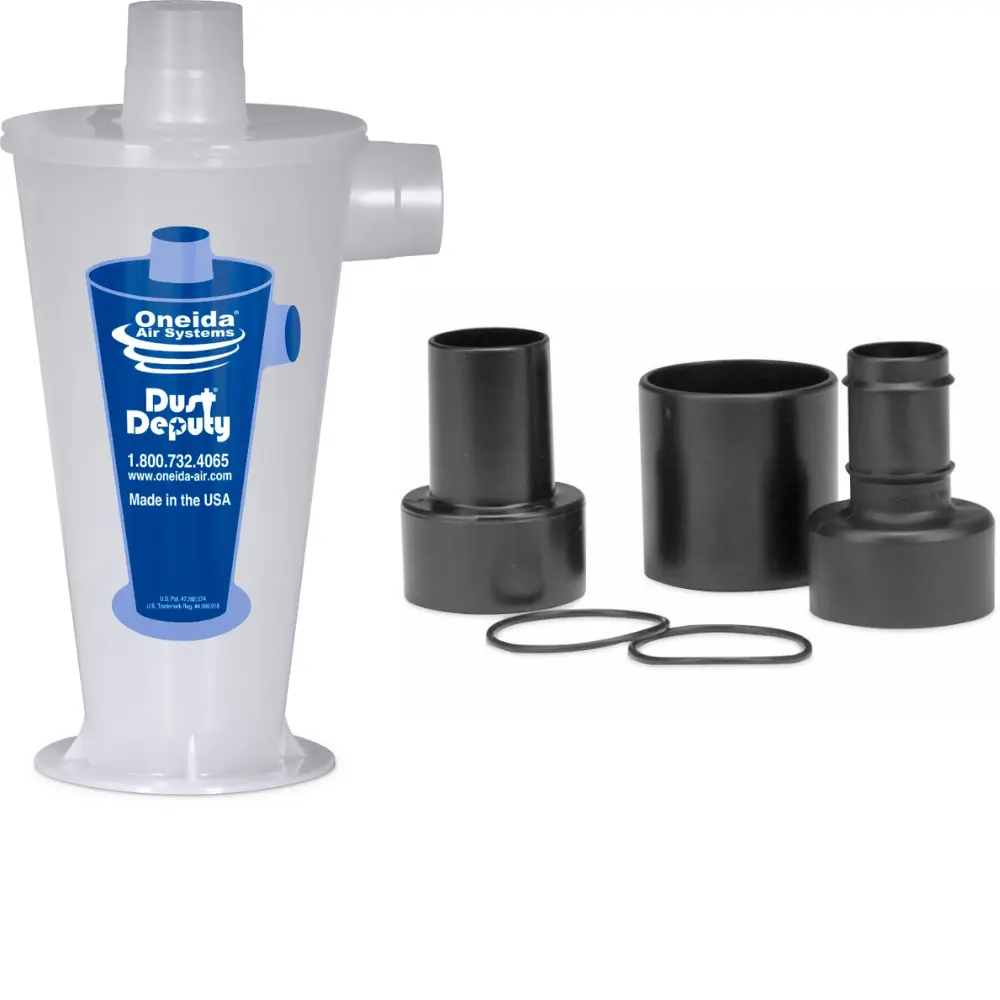 Dust Deputy Hose Adaptor Kit plus Dust Deputy DIY P-2 Cyclone only p1