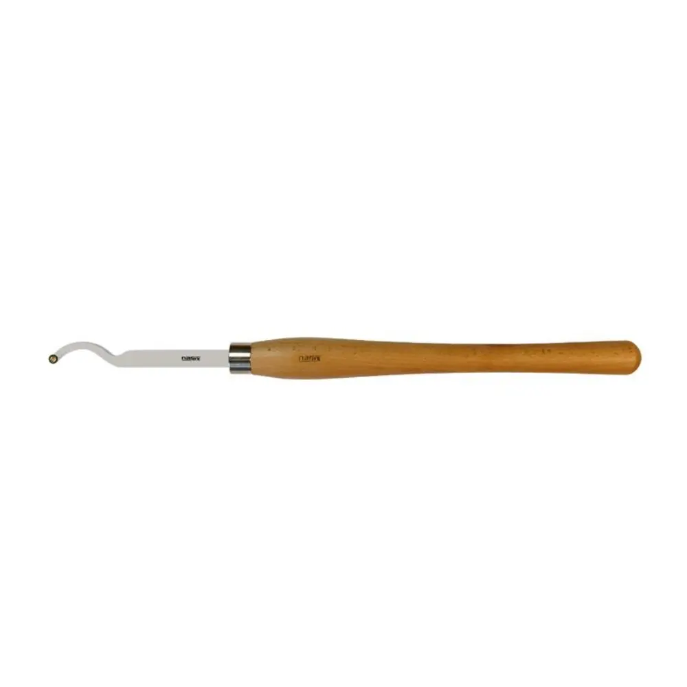 Scraper for hollowing with exchangeable cutting tip, shallow swan-neck p1