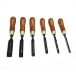 Narex Set of 4 firmer gouges | Premium, wood line plus, 8-10-12-16-20-26 - Thumbnail Image 2
