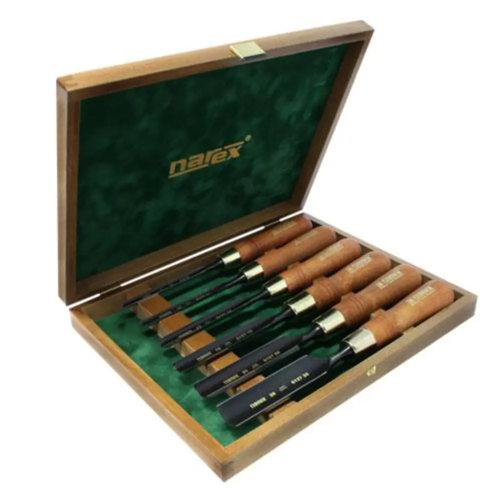Set of firmer gouges PREMIUM, WOOD LINE PLUS, 8-10-12-16-20-26 p1