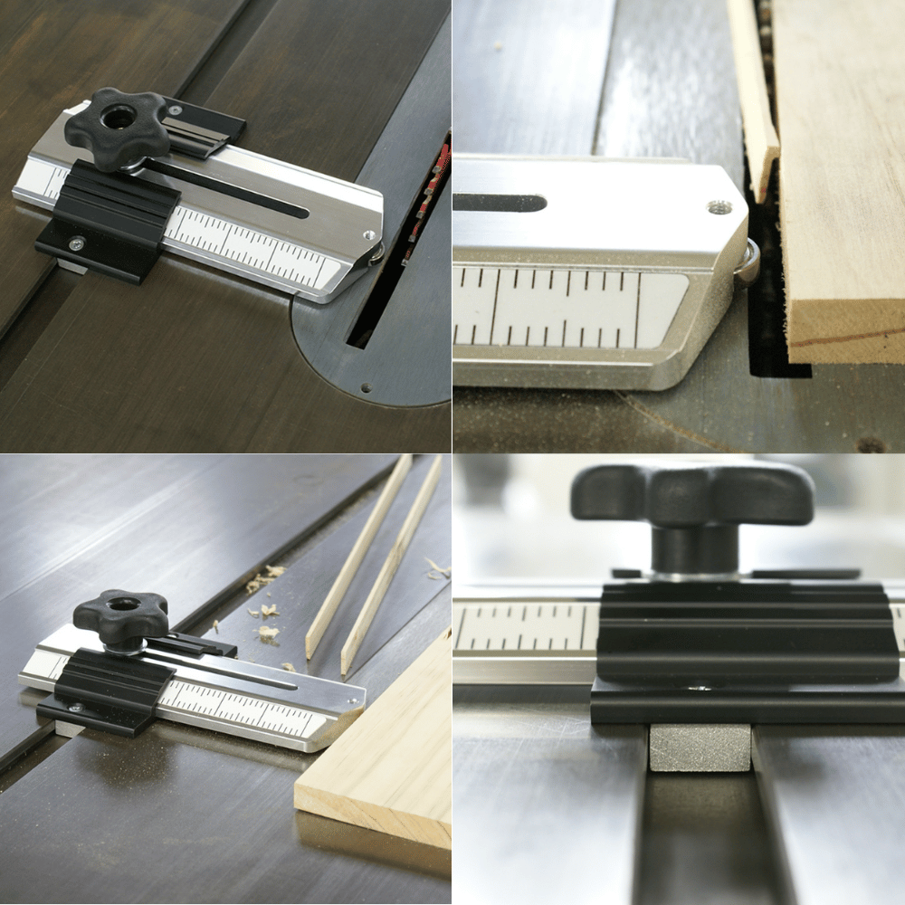 Fortune | Thin Rip Jig | Fits 3/4" X 3/8 Miter Slots Gauge g1