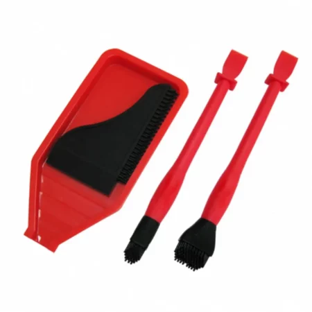 Silicone Glue Tray | 2 Silicone Glue Brushes | Non-Stick